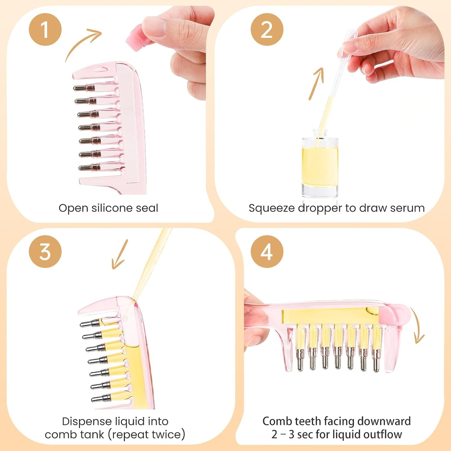 ROOTFLOW Scalp Oil Applicator Comb